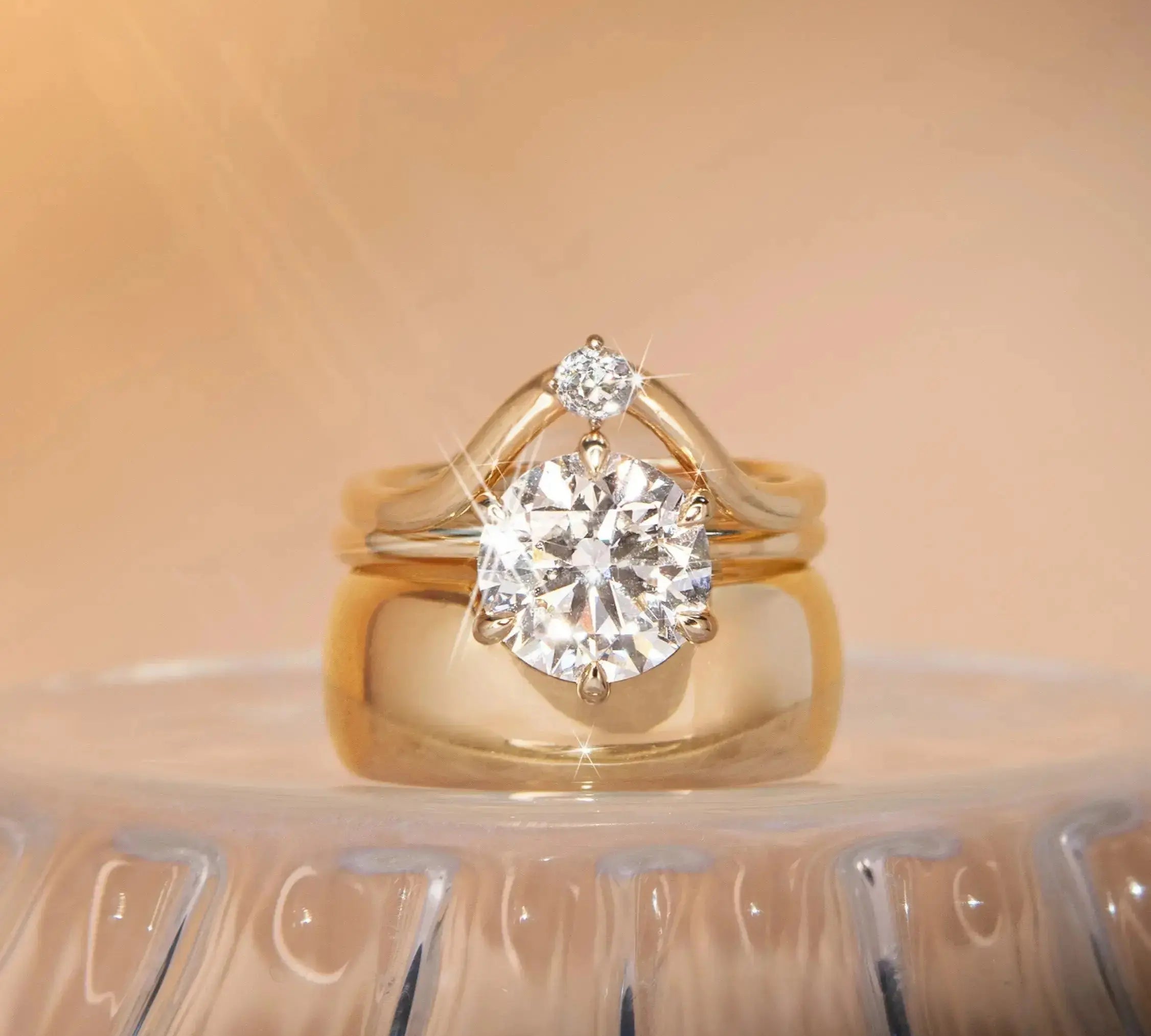 The Camille Round Brilliant Solitaire Engagement Ring Marrow Fine