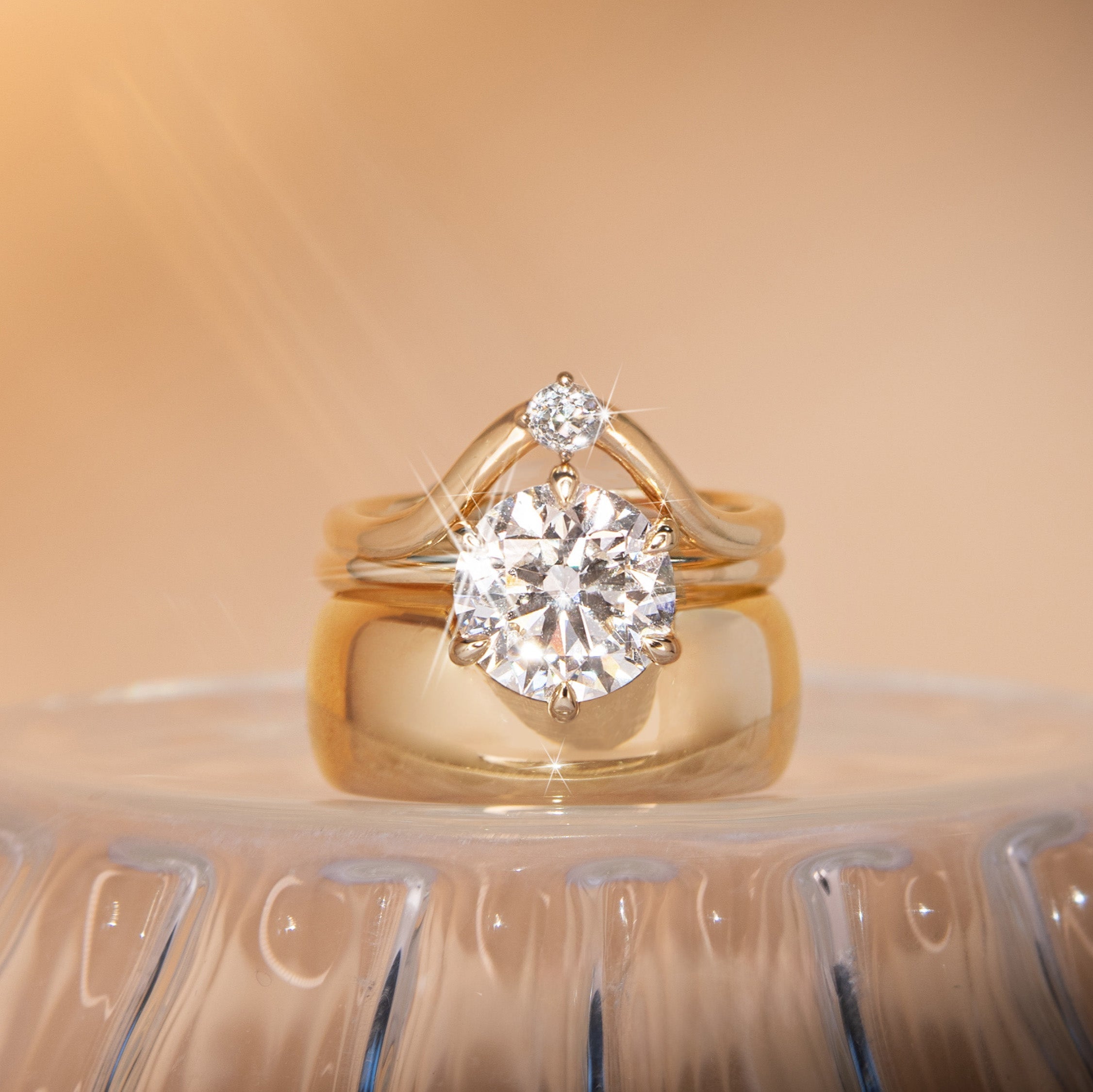 The Camille Round Brilliant Solitaire Engagement Ring Marrow Fine