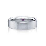 Marrow Fine Jewelry Charlie Men’s Band [White Gold flat]