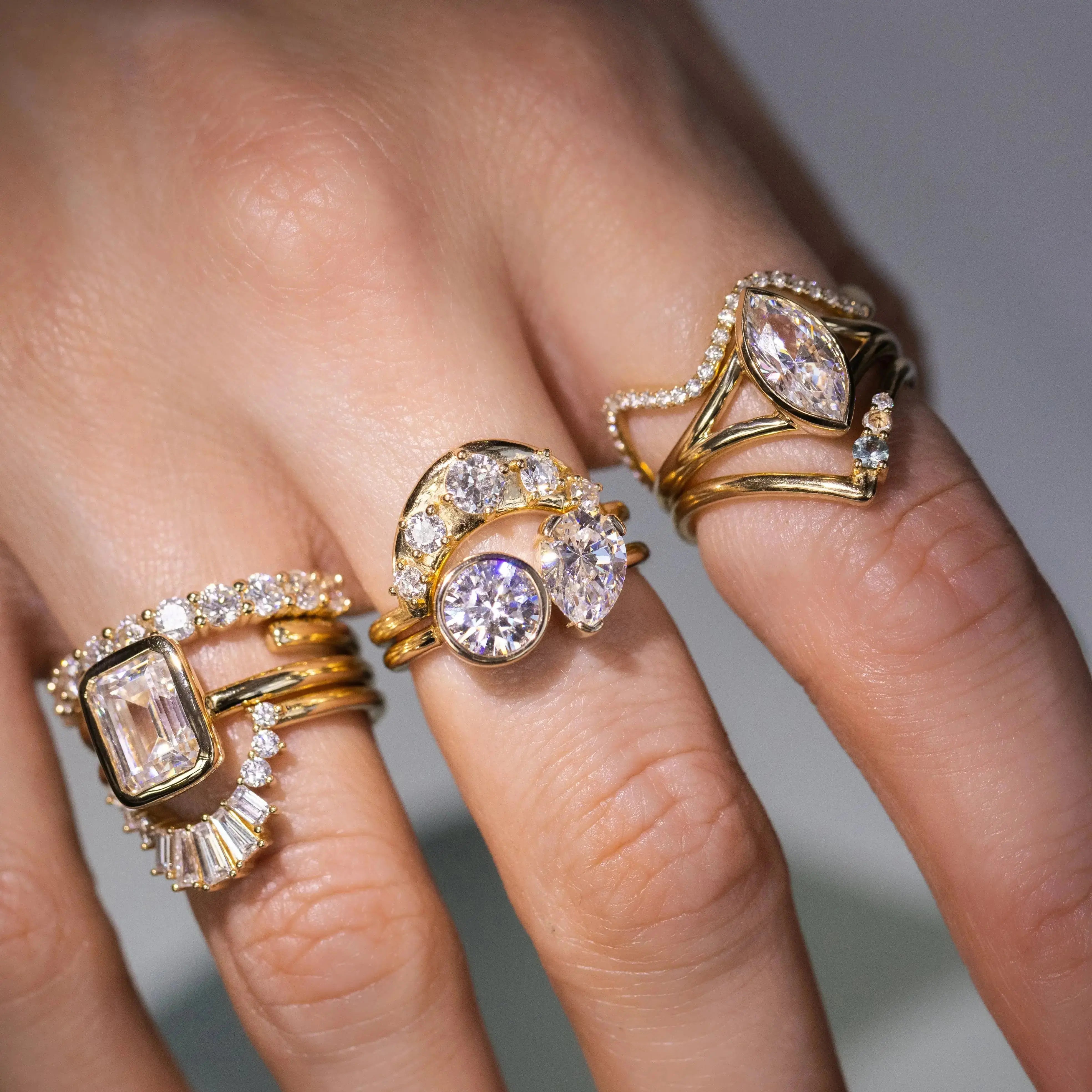 The Chloe Toi et Moi Engagement Ring Marrow Fine