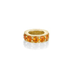 Birthstone Rondelle - Citrine [Yellow Gold]