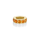 Birthstone Rondelle - Citrine [Yellow Gold]