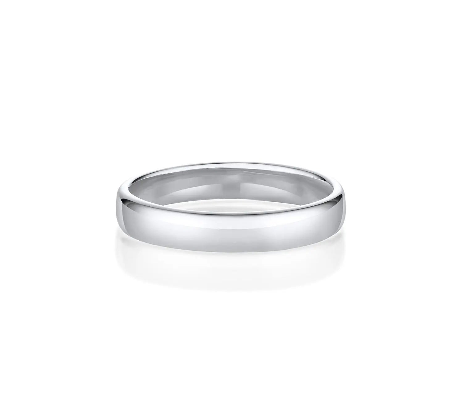 Classic Men's Band [White Gold]