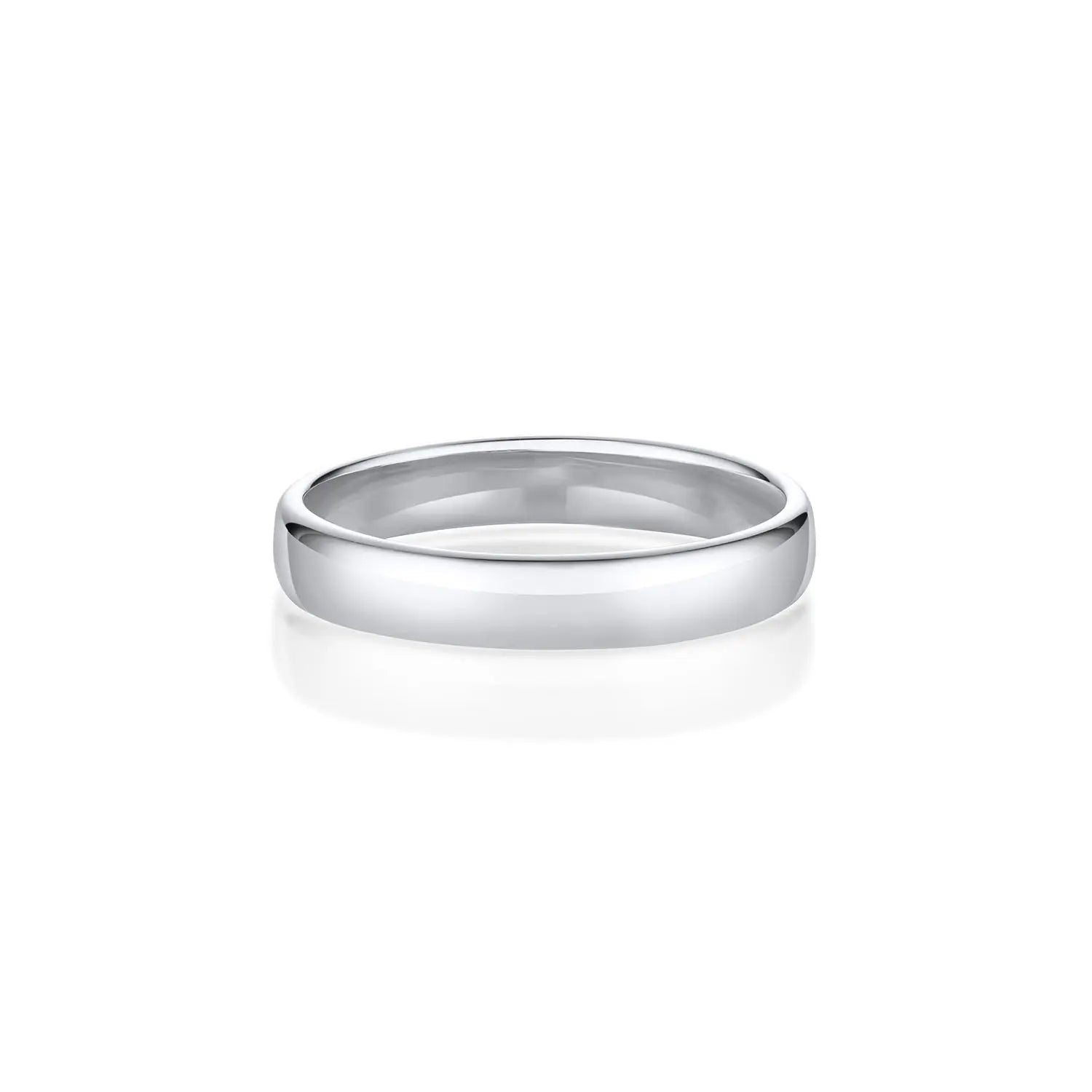 Classic Men's Band [White Gold]