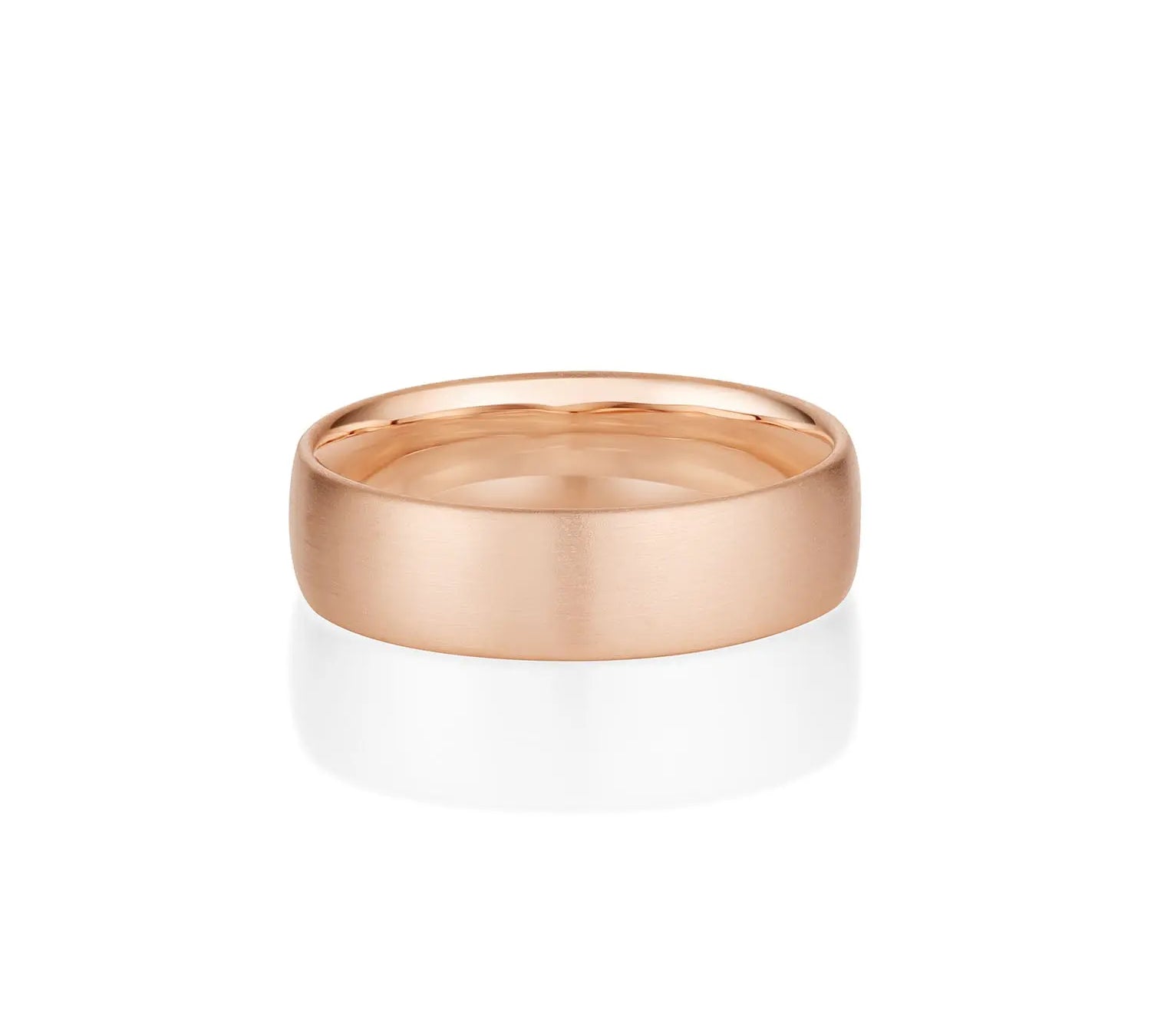 Comfort Fit Men's Band [Rose Gold]
