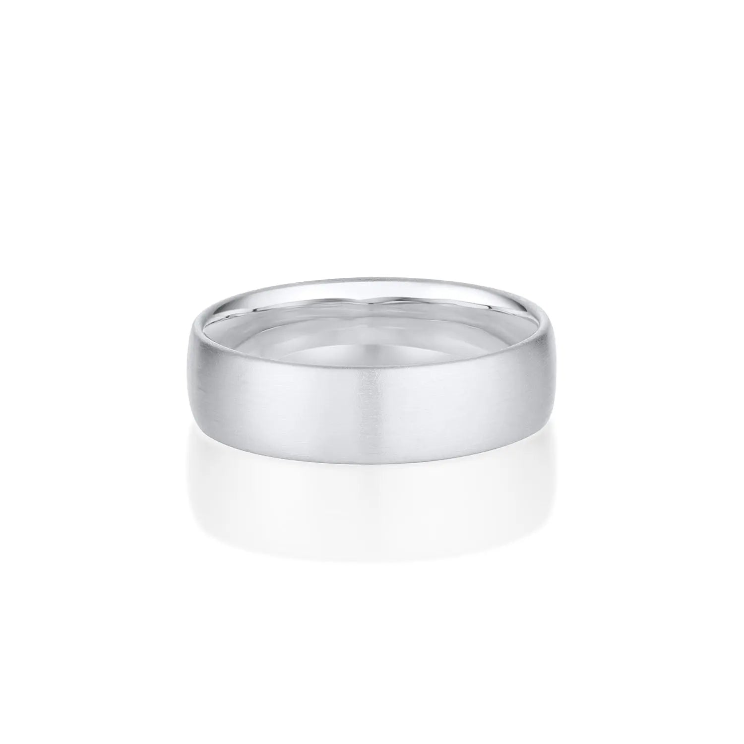 Comfort Fit Men's Band [White Gold]