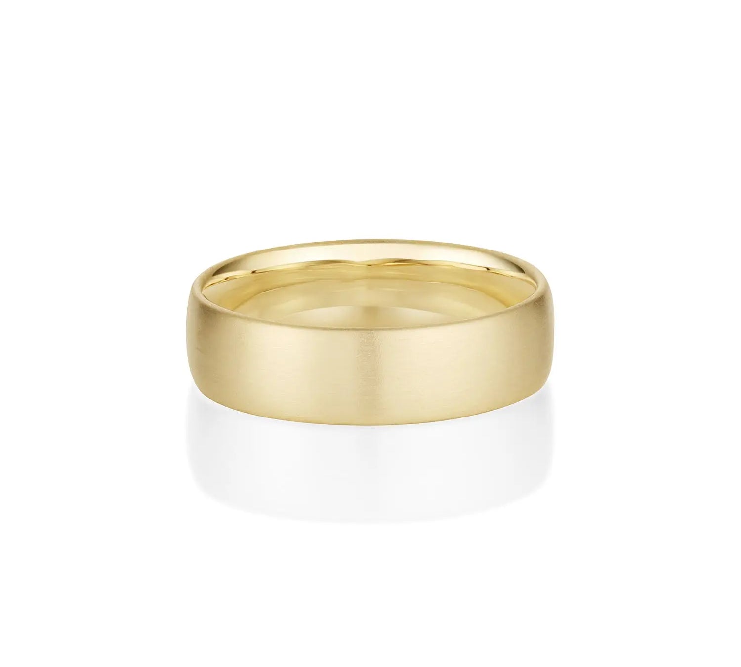 Comfort Fit Men's Band [Yellow Gold]