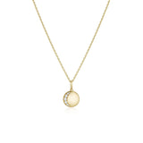 Crescent Moon Charm [Yellow Gold]