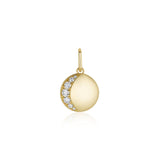 Crescent Moon Phase Charm