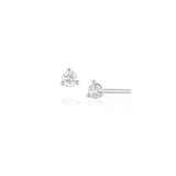 Dainty Diamond Studs [white gold]