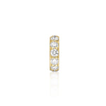 Birthstone Rondelle - Diamond side view