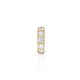 Birthstone Rondelle - Diamond side view