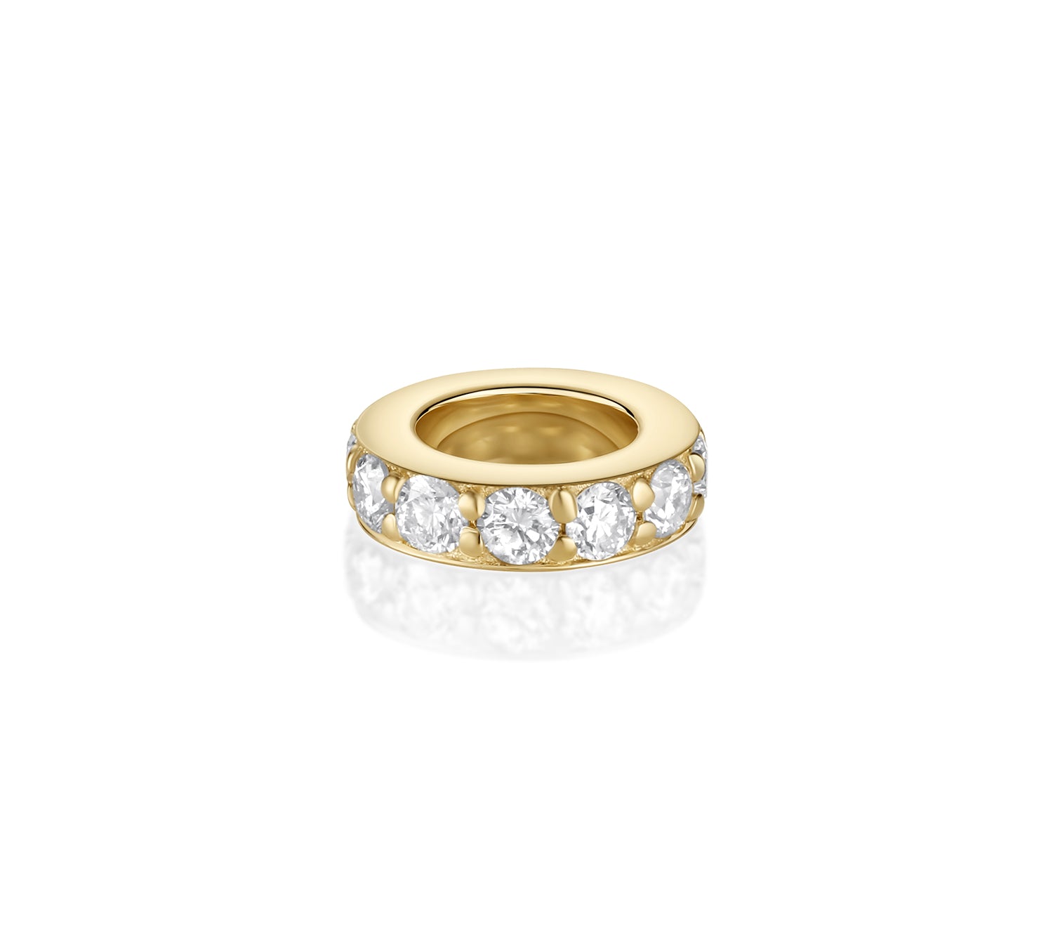 Birthstone Rondelle - Diamond
