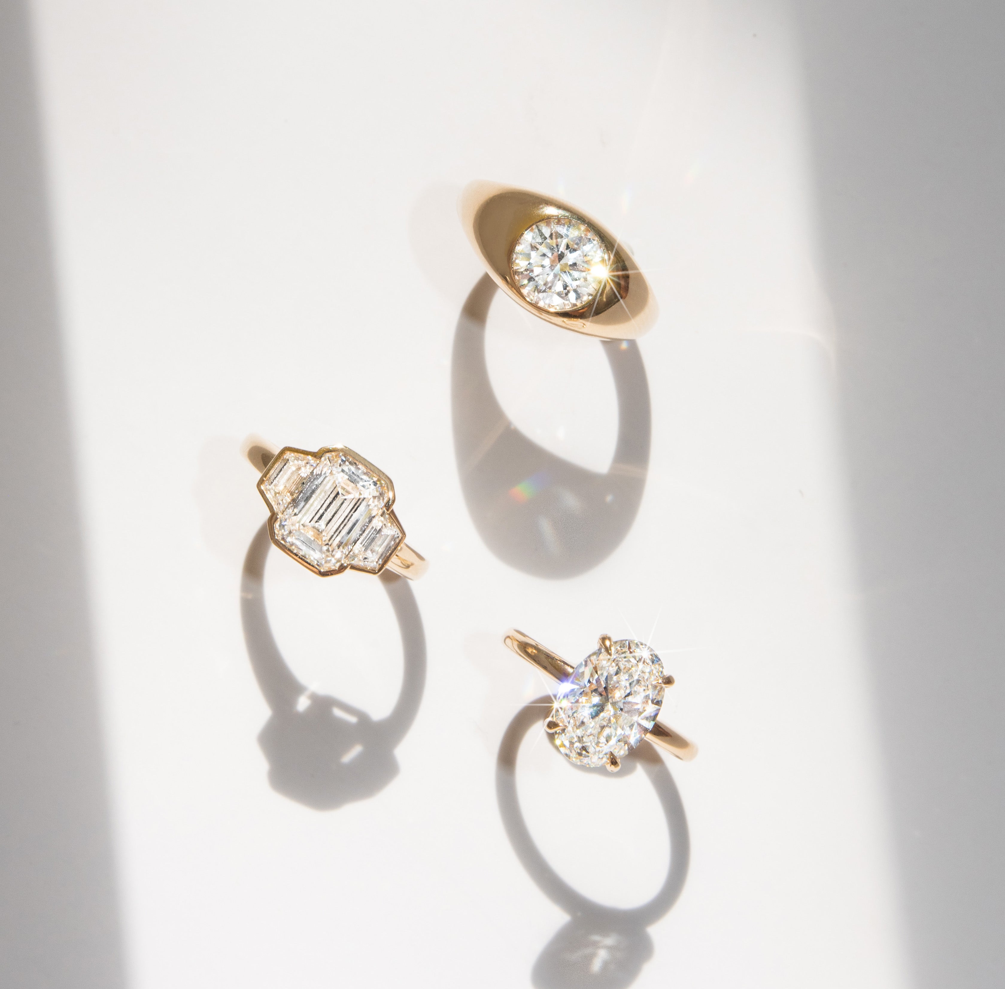The Dyllan Bombe Engagement Ring Marrow Fine