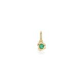 Abstract Bezel Gemstone Charm