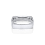 Euro Men's Band [White Gold]