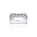 Euro Men's Band [White Gold]