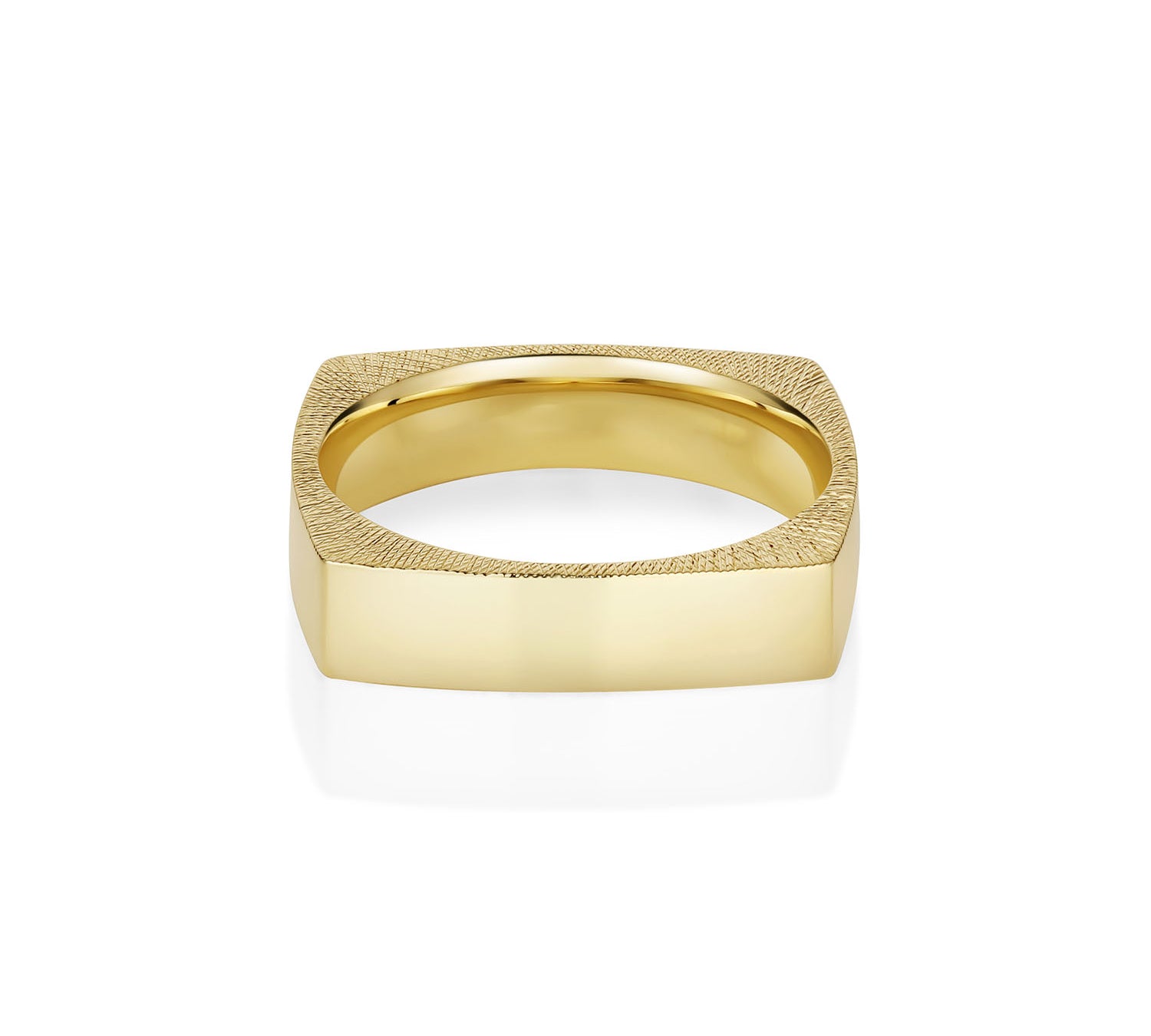 Euro Men's Band [Yellow Gold]
