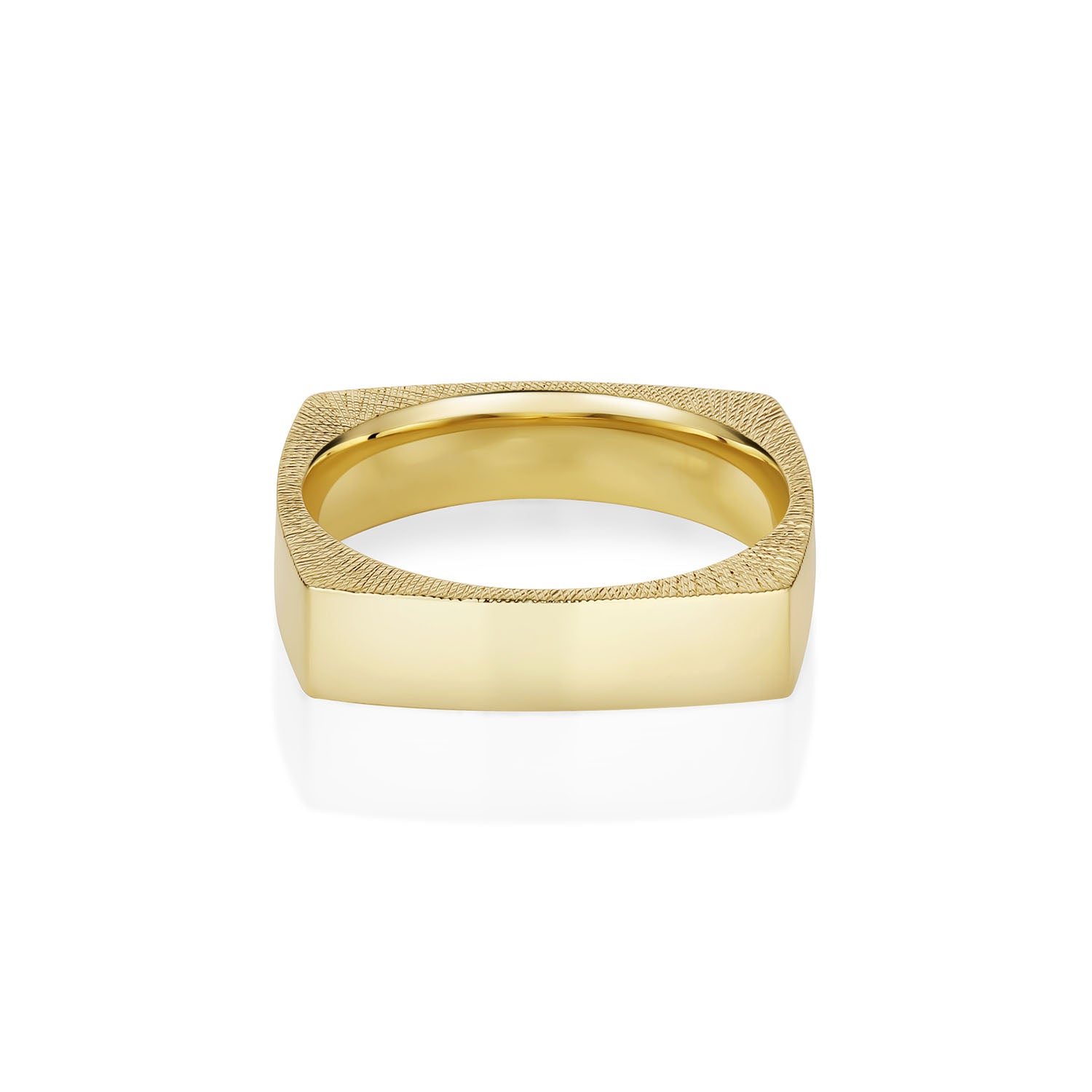 Euro Men's Band [Yellow Gold]