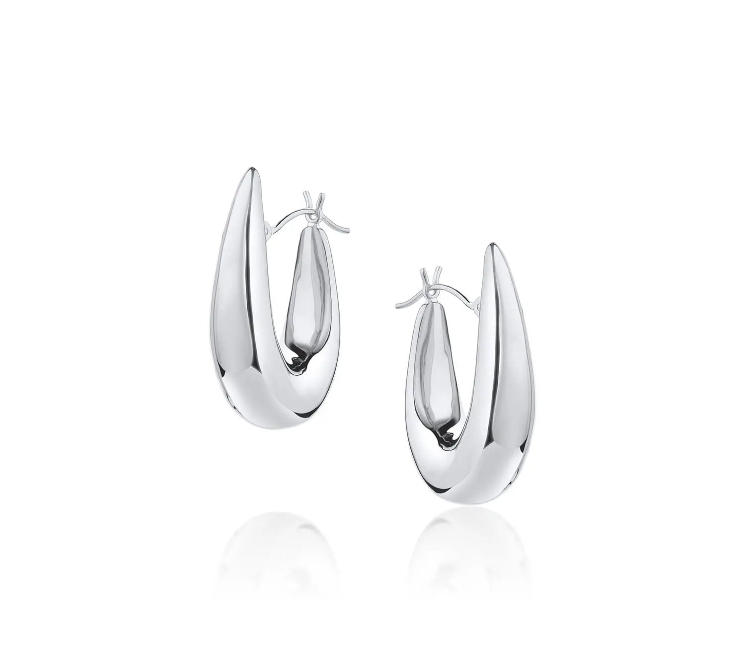 Everyday Bombé Hoop [White Gold]