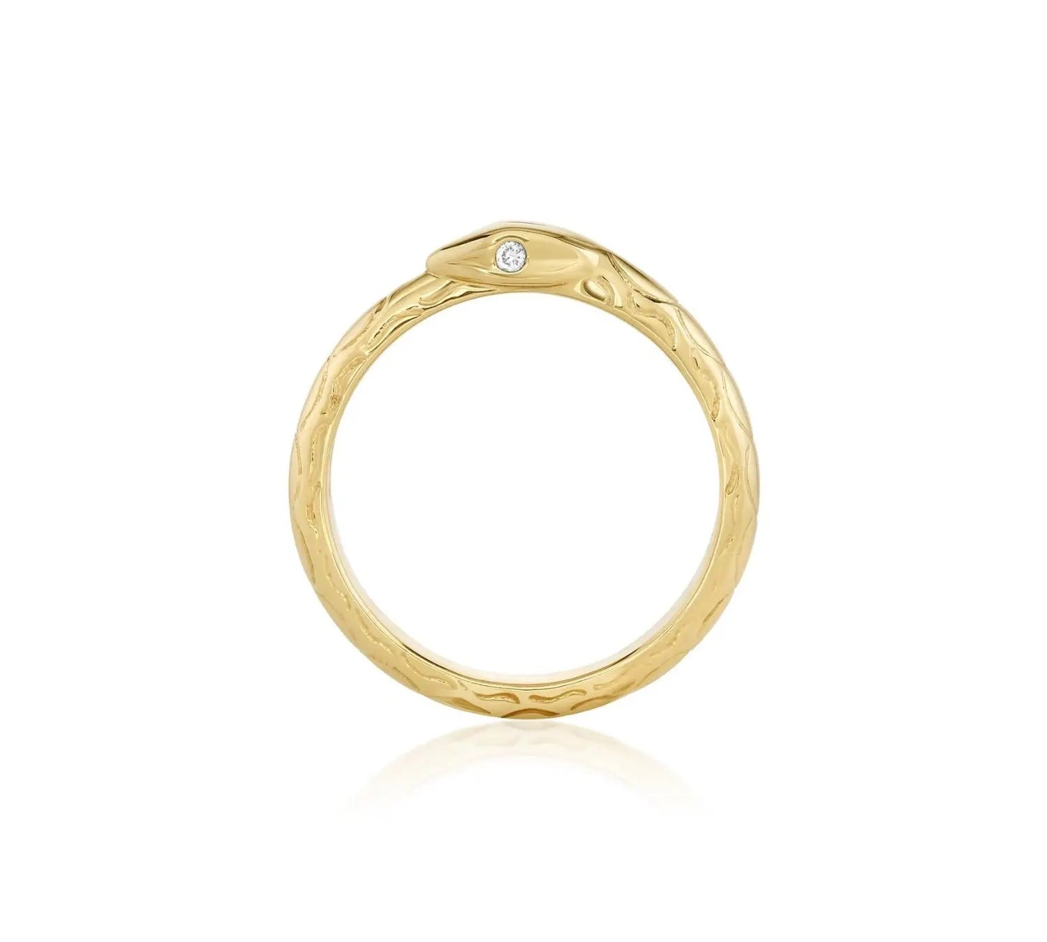 Inamorata Everyday Serpent Ring [Yellow Gold]