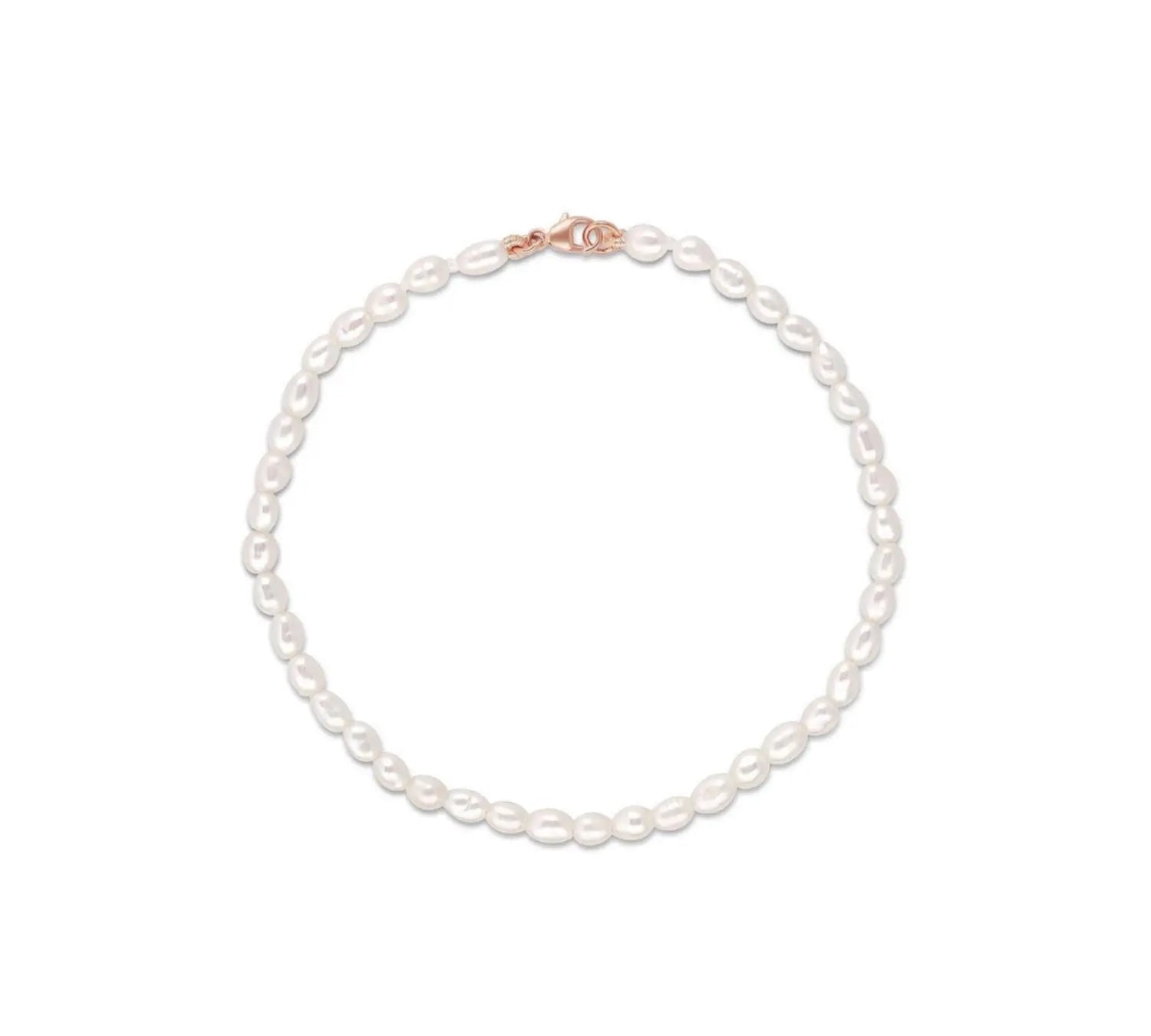 Everyday Tear Drop Pearl Bracelet - Marrow Fine [Rose Gold]