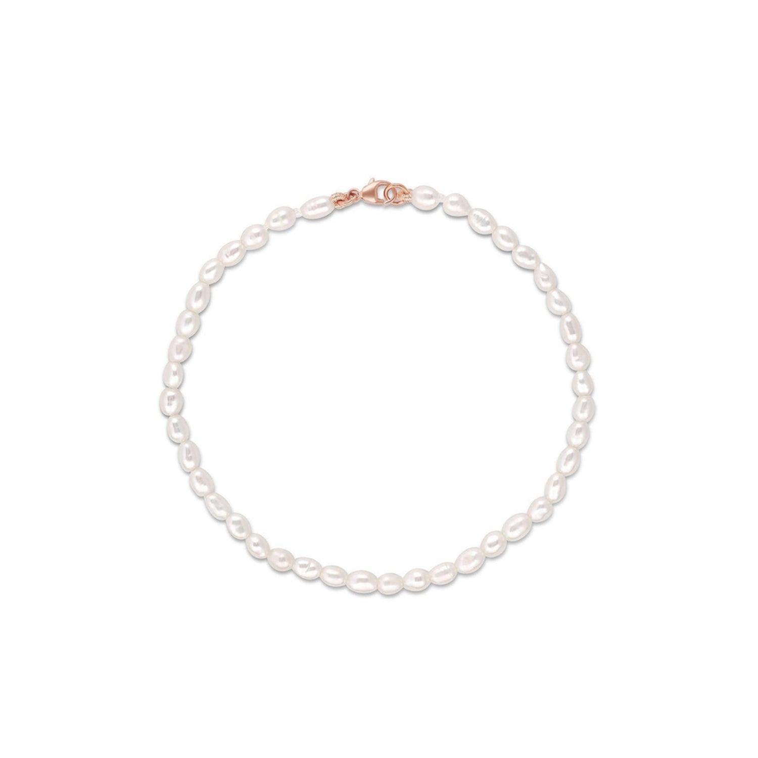 Everyday Tear Drop Pearl Bracelet - Marrow Fine [Rose Gold]