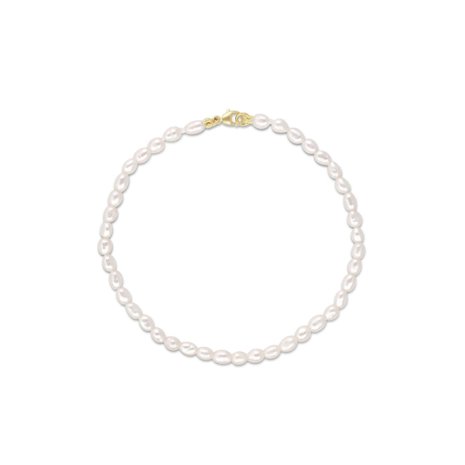 Everyday Tear Drop Pearl Bracelet - Marrow Fine [Yellow Gold]