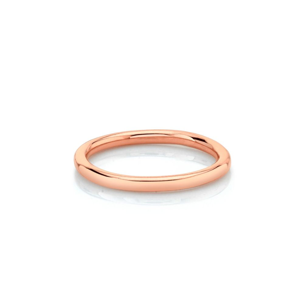 Marrow Fine Jewelry Dainty Gold Stacking Ring [Rose Gold]