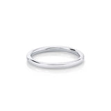 Marrow Fine Jewelry Dainty Gold Stacking Ring [White Gold]