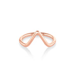 Marrow Fine Jewelry Triangle Stacking Ring [Rose Gold]