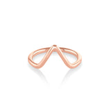 Marrow Fine Jewelry Triangle Stacking Ring [Rose Gold]
