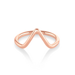 Marrow Fine Jewelry Triangle Stacking Ring [Rose Gold]