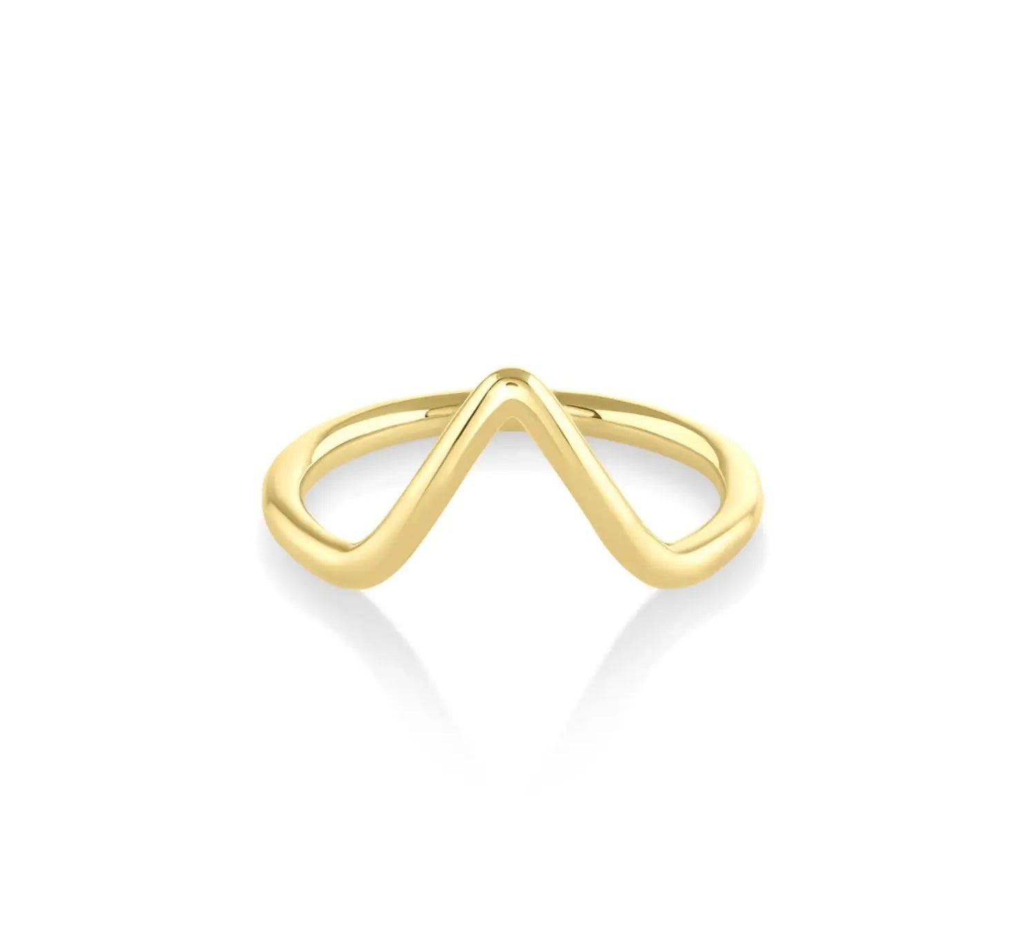 Marrow Fine Jewelry Triangle Stacking Ring [Yellow Gold]