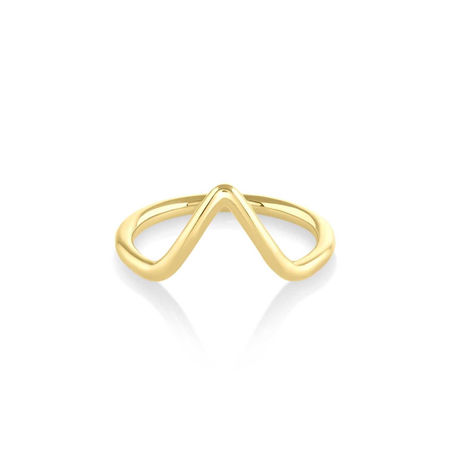 Marrow Fine Jewelry Triangle Stacking Ring [Yellow Gold]