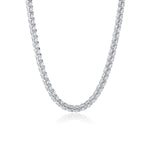 Full Size Double Link Chain [White Gold]