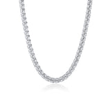 Full Size Double Link Chain [White Gold]