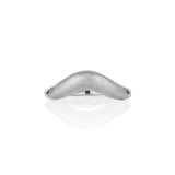 Florentine Wave Band [White Gold]