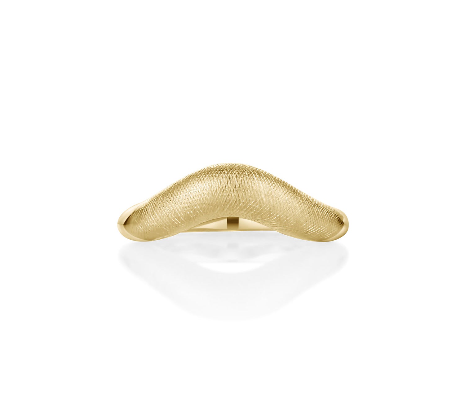 Florentine Wave Band [Yellow Gold]