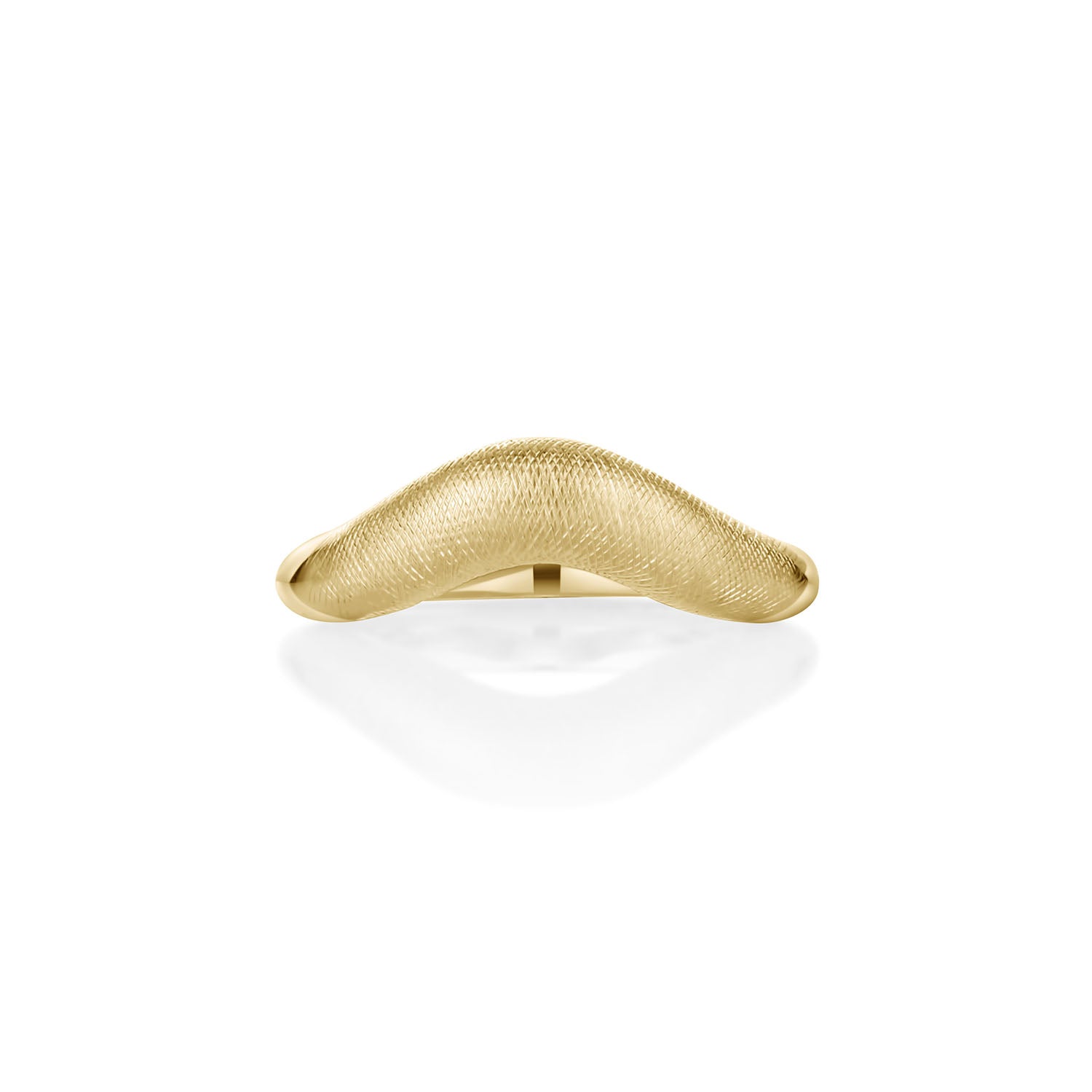 Florentine Wave Band [Yellow Gold]