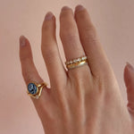Forget Me Not Cameo Pinky Ring Marrow Fine