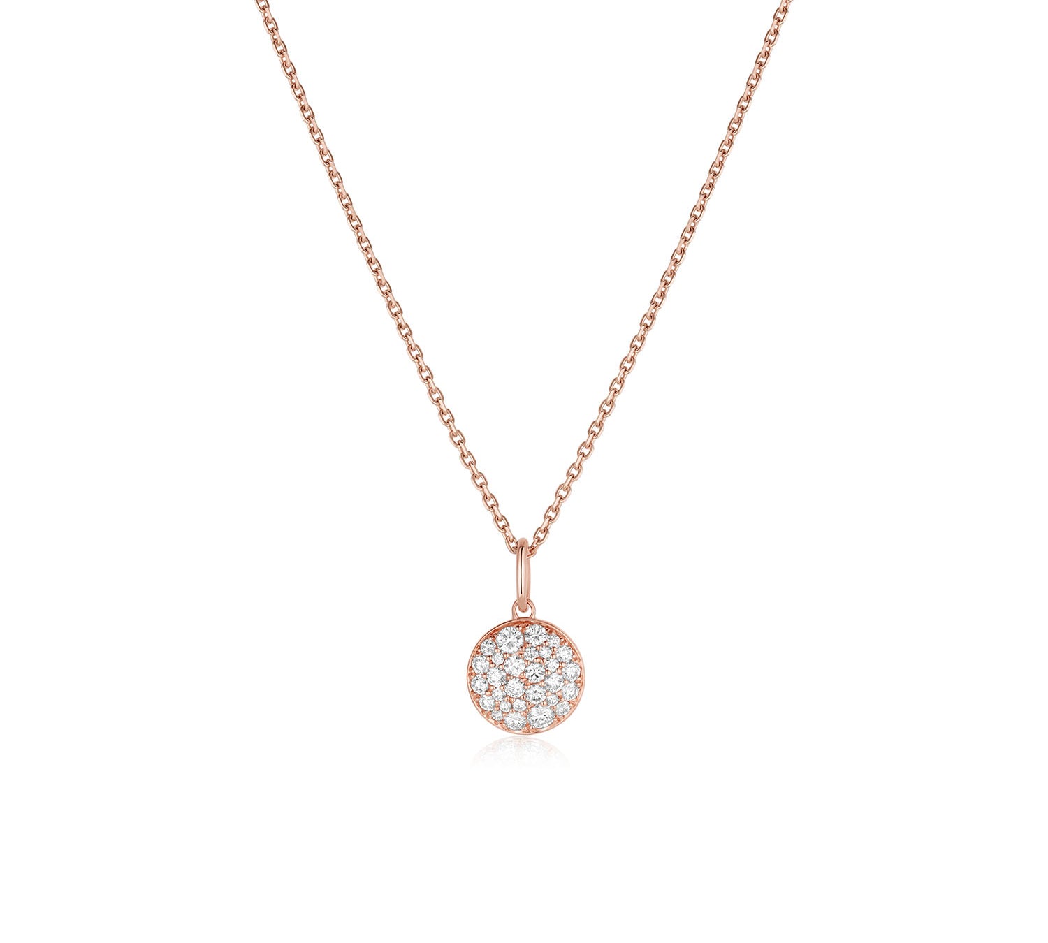 Full Moon Phase Charm [Rose Gold]