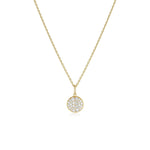 Full Moon Phase Charm [Yellow Gold]