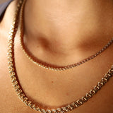 3.5mm Double Link Chain [on neck]