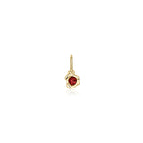 Abstract Bezel Gemstone Charm