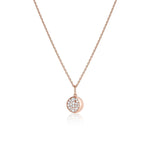 Gibbous Moon Phase Charm [Rose Gold]