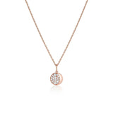 Gibbous Moon Phase Charm [Rose Gold]