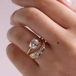 The Hazel Oval Solitaire Engagement Ring Marrow Fine