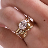 The Hazel Oval Solitaire Engagement Ring Marrow Fine