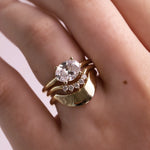 The Hazel Oval Solitaire Engagement Ring Marrow Fine